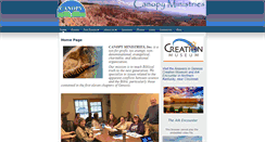 Desktop Screenshot of canopyministries.org